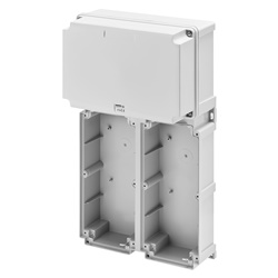 BASE MODULARE PRESE FISSE VERTICALI IMPEGNI GRAVOSI - 2 PRESE 16/32A / SELV
