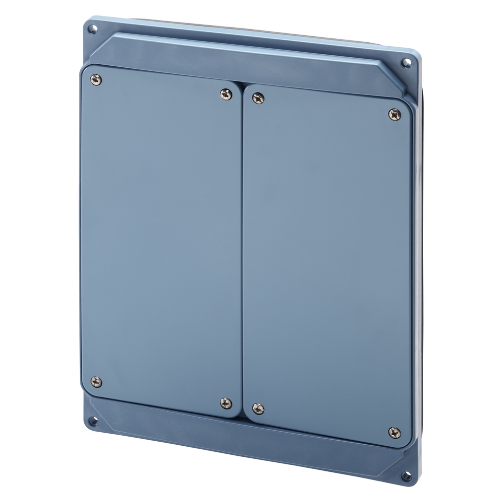 QMC16/63 - PANNELLO FLANGIATO - 2 PRESE INTERBLOCCATE VERTICALI 16/32A IP55 - AZZURRO