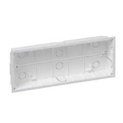 Scatola incasso Exiway Easyled accessorio per lampada emergenza installazione a incasso ambienti piccoli uffici negozi