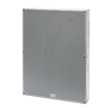 Quadretto distribuzione con porta reversibile con superficie liscia ed alveolare 400x300x80 