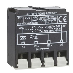 Modulo amplificatore interfaccia TeSys D - stato solido - 24 Vcc / 250 Vca