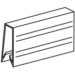 Coperchio per sbarra di distribuzione - 1 m - taglia 12 e 30×5 mm²