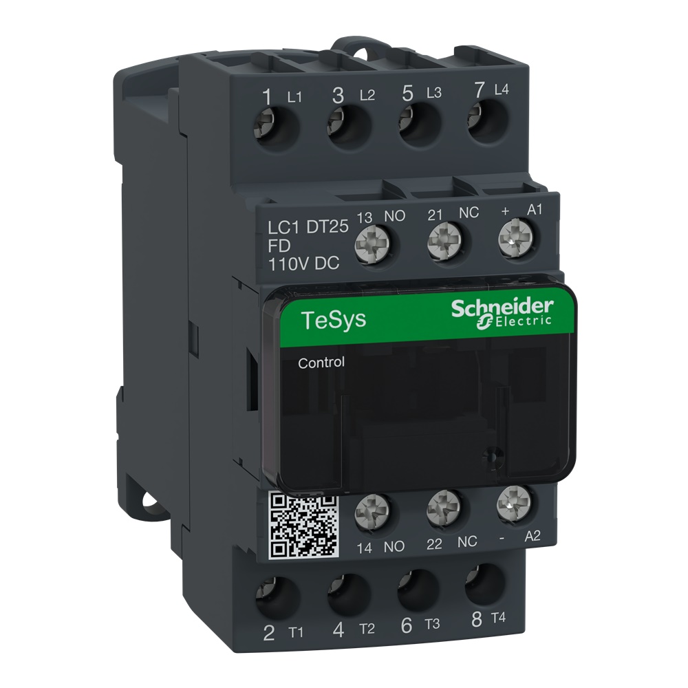 Contattore TeSys LC1D - 4 poli - AC1 440V 25 A - 110 V CC