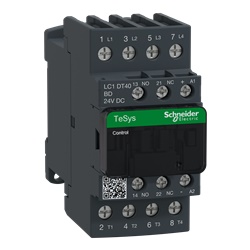 Contattore TeSys LC1D - 4 poli - AC1 440V 40 A - 24 V CC