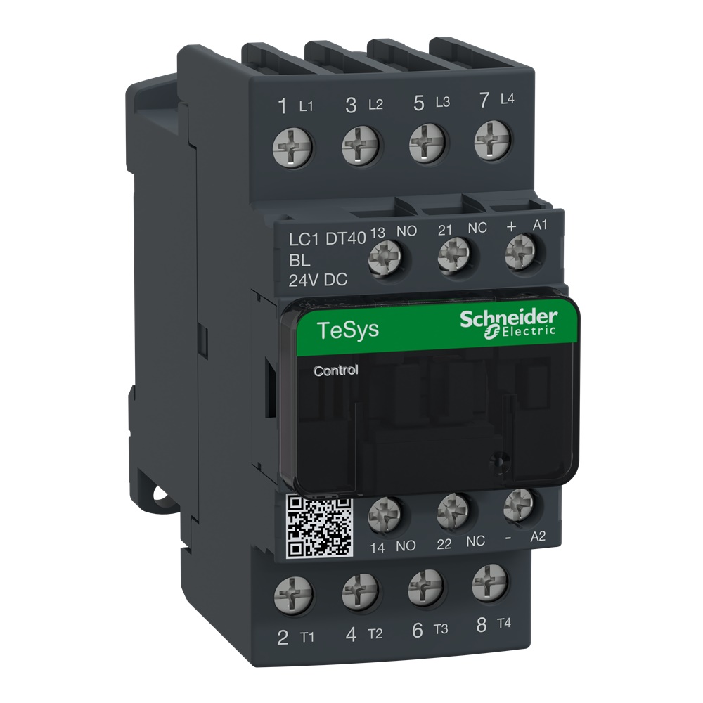 Contattore TeSys LC1D - 4 poli - AC1 440V 40 A - 24 V CC