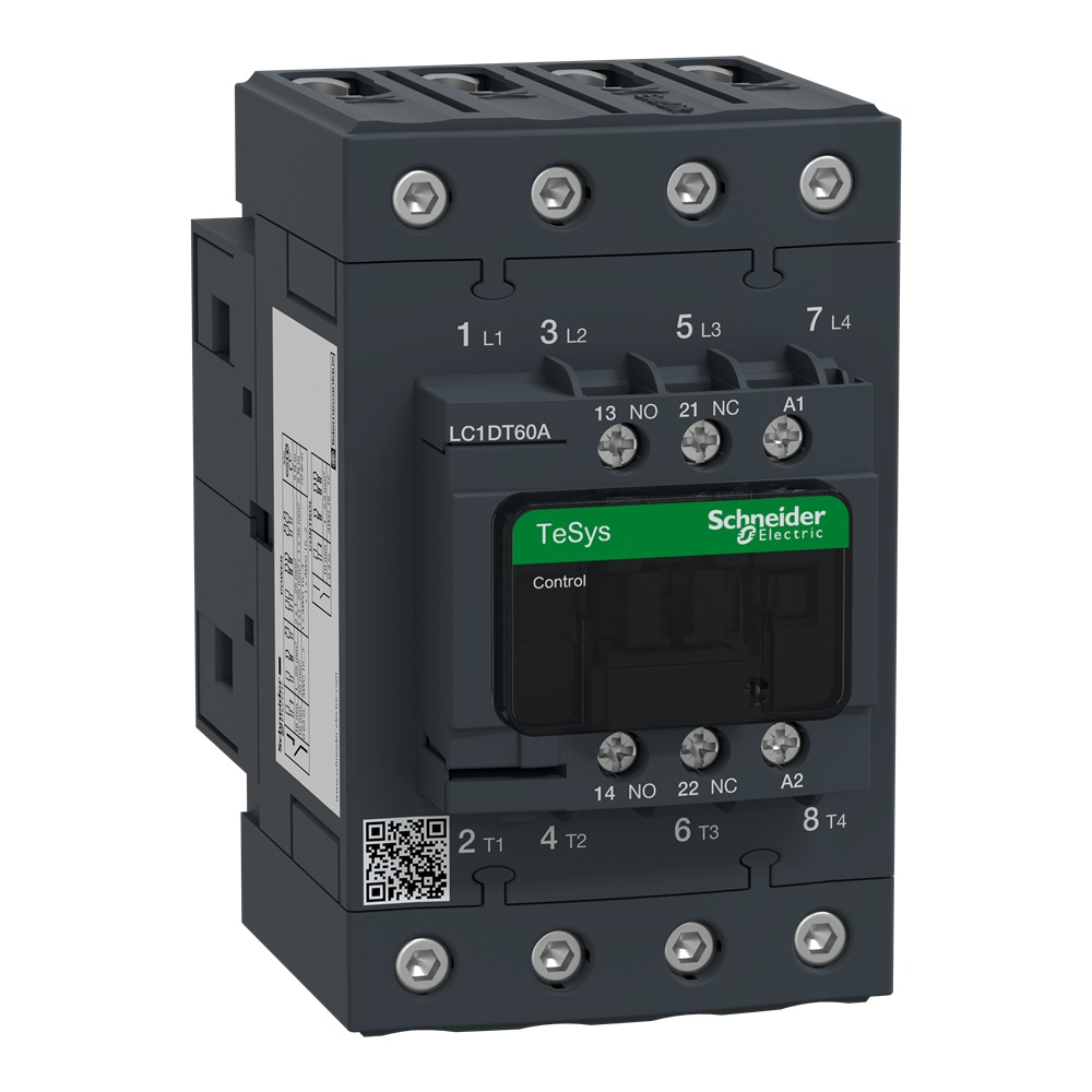 Contattore TeSys D - 4P (4 NA) - AC1 - <= 440 V 60 A - 24 Vca 50/60 Hz