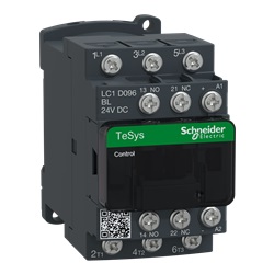 Contattore TeSys LC1D - 3 poli - AC3 440V 9 A - 24 V CC