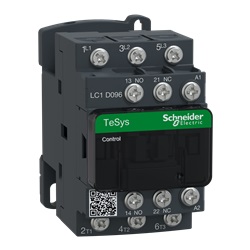 Contattore TeSys LC1D - 3 poli - AC3 440V 9 A - 24 V AC