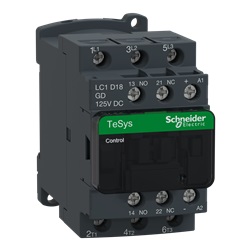Contattore TeSys LC1D - 3 poli - AC3 440V 18 A - 125 V CC