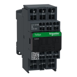 Contattore TeSys LC1D - 3 poli - AC3 440V 18 A - 24 V CC