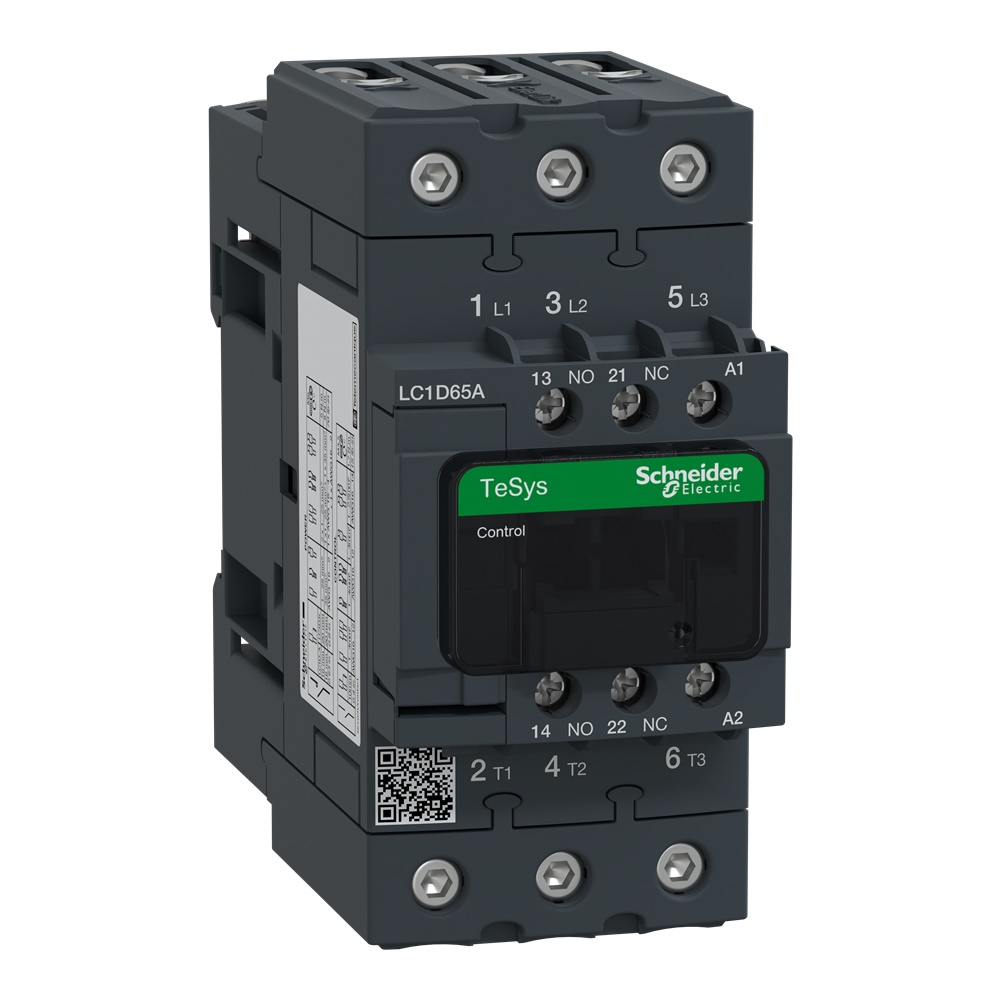Contattore TeSys LC1D - 3 poli - AC3 440V 65 A - 100 V AC