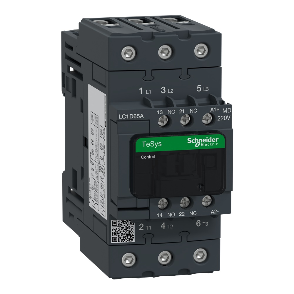 Contattore TeSys LC1D - 3 poli - AC3 440V 65 A - 220 V CC