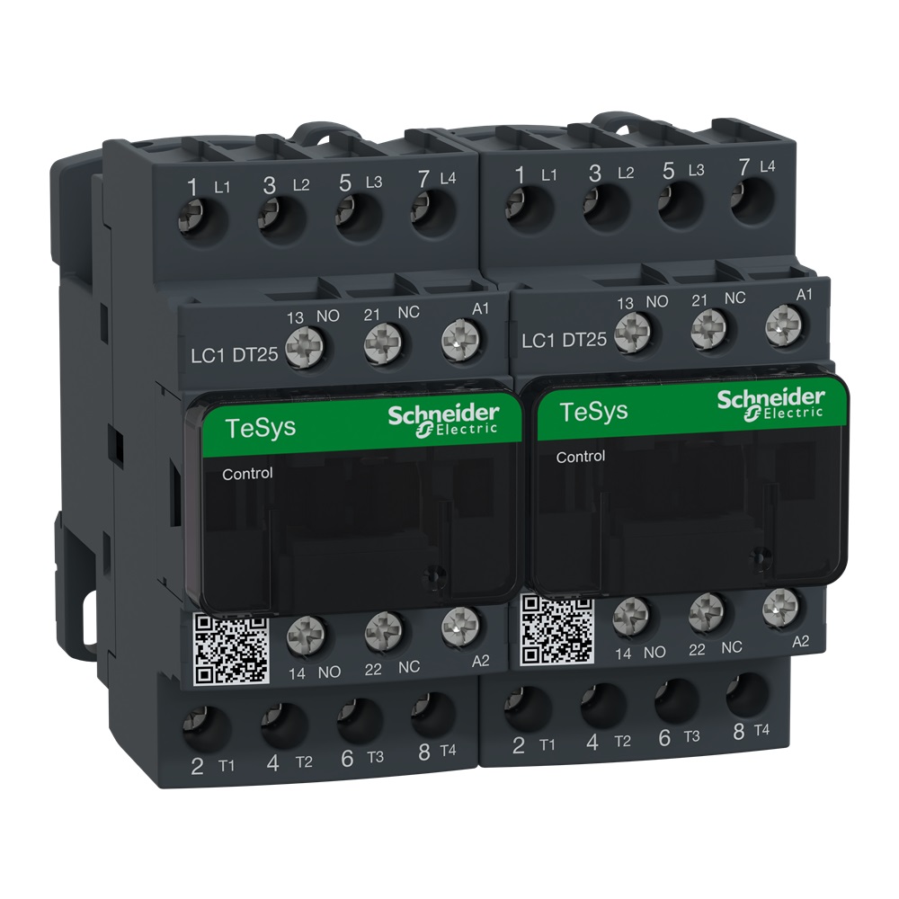 Teleinvertitore TeSys LC2D - 4 poli - AC1 440V 25 A - 230 V CA