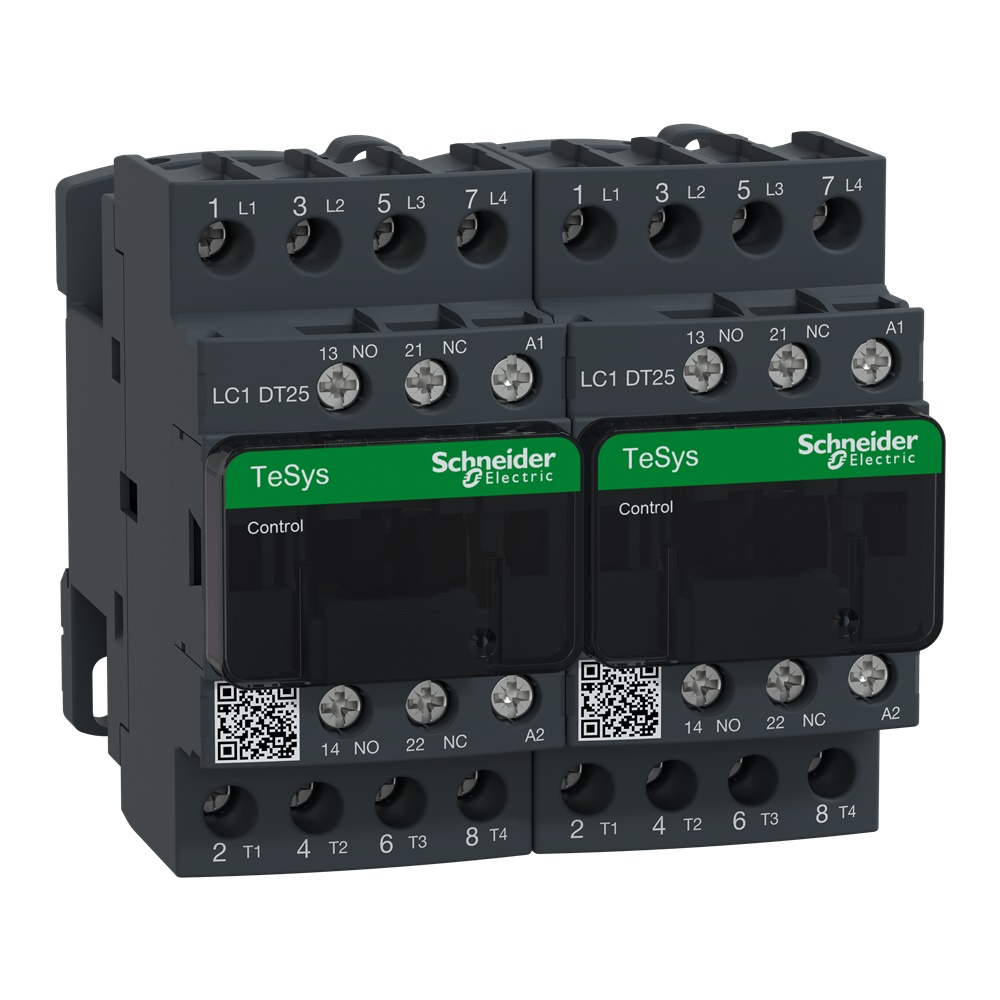 Teleinvertitore TeSys LC2D - 4 poli - AC1 440V 25 A - 230 V CA