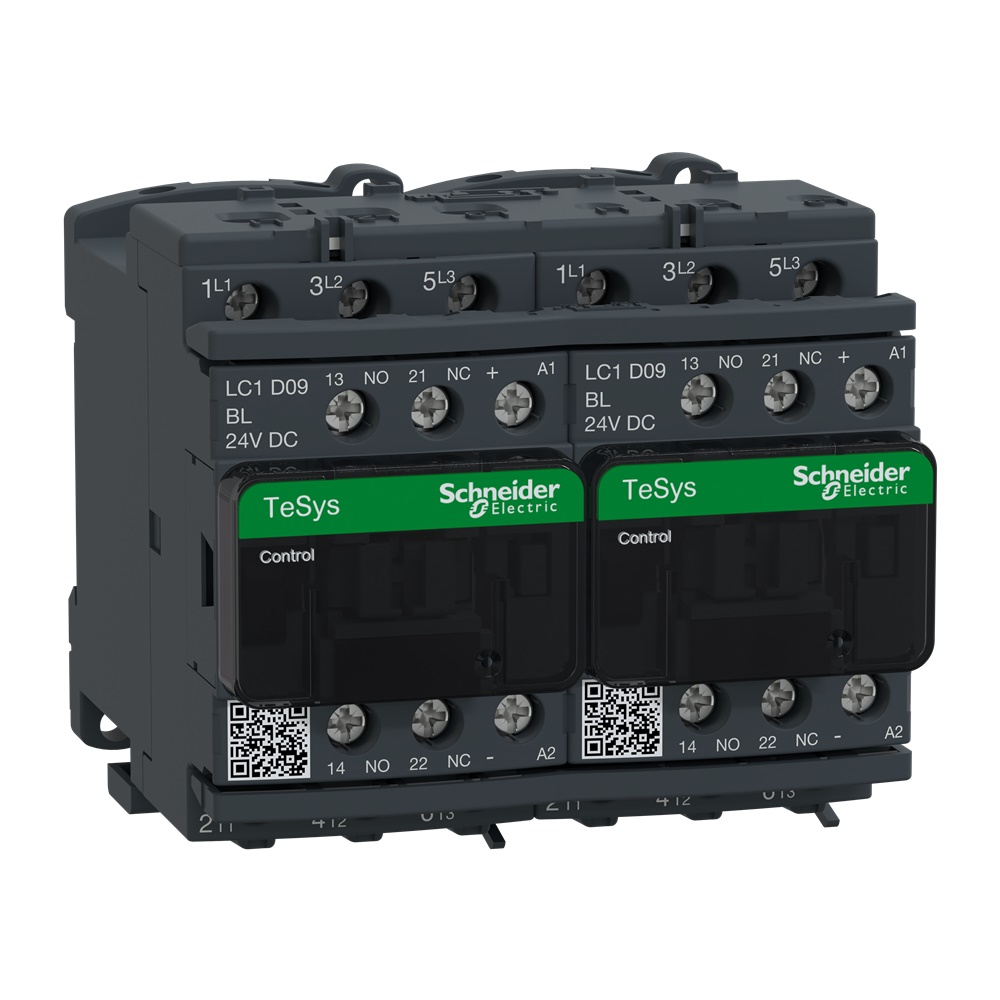 Teleinvertitore TeSys LC2D - 3 poli - AC3 440 V 9 A - 24 V CC