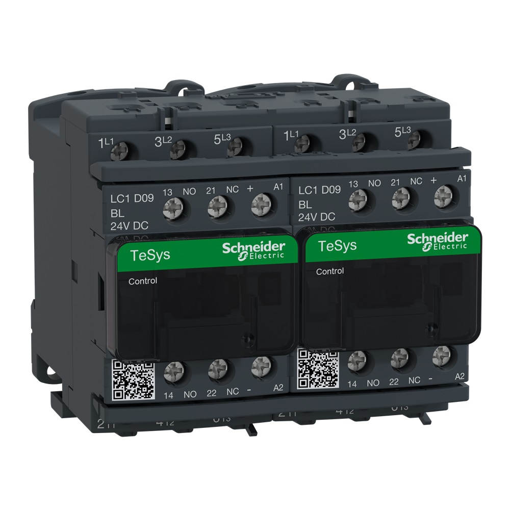 Teleinvertitore TeSys LC2D - 3 poli - AC3 440 V 9 A - 24 V CC