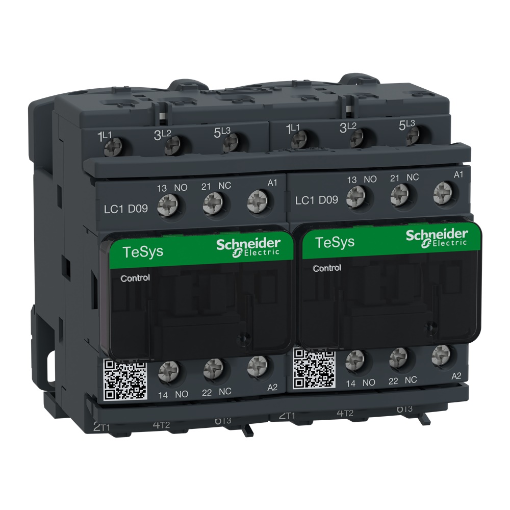 Teleinvertitore TeSys LC2D - 3 poli - AC3 440 V 9 A - 24 V CA