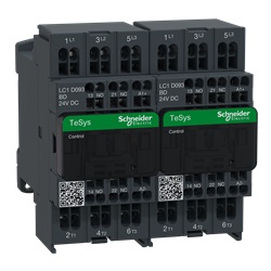 Teleinvertitore TeSys LC2D - 3 poli - AC3 440 V 9 A - 24 V CC
