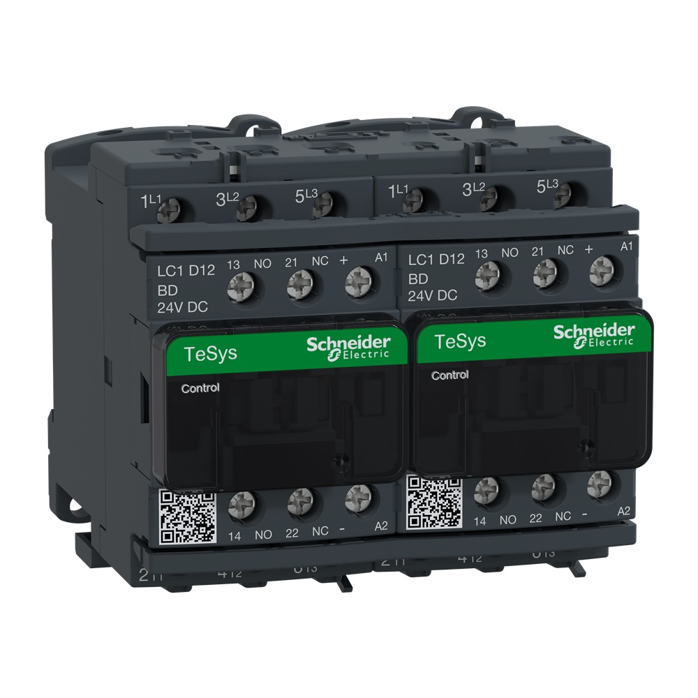 Teleinvertitore TeSys LC2D - 3 poli - AC3 440 V 12 A - 24 V CC