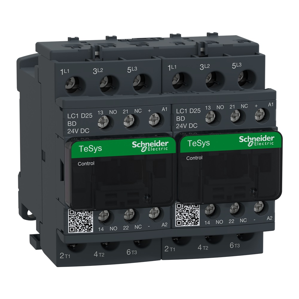 Teleinvertitore TeSys LC2D - 3 poli - AC3 440 V 25 A - 24 V CC
