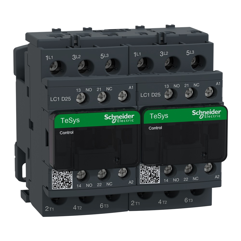 Teleinvertitore TeSys LC2D - 3 poli - AC3 440 V 25 A - 110 V CA