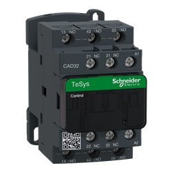 Contattore ausiliario TeSys CAD32 - 3NO + 2 NC - - 10 A - 220 VCA