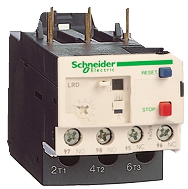 Relè di sovraccarico Schneider Electric, config. NO/NC, carico FLC 1 → 1,6 A, reset Automatico/manuale