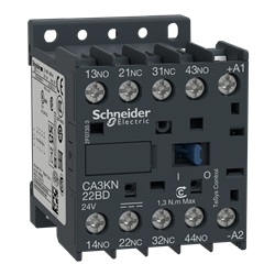 Contattore ausiliario TeSys CA3K - 2 NO + 2 NC - - 10 A - 60 V CC