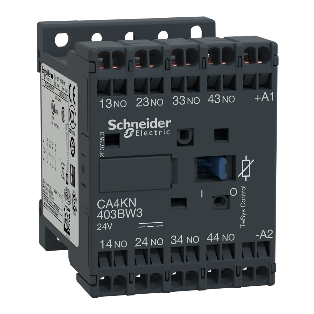 Contattore ausiliario TeSys CA4K - 4 NO - - 10 A - 24 V CC