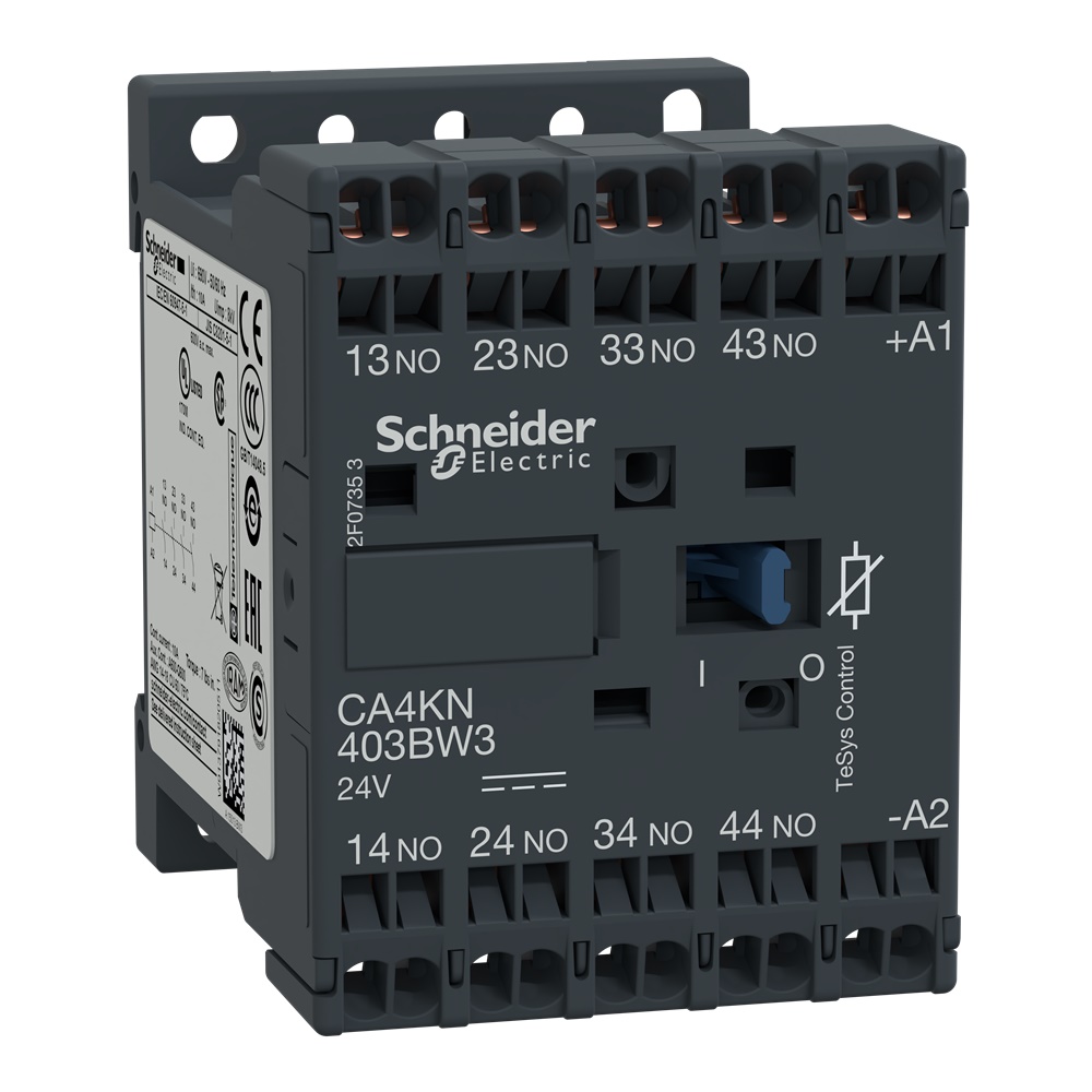 Contattore ausiliario TeSys CA4K - 4 NO - - 10 A - 24 V CC