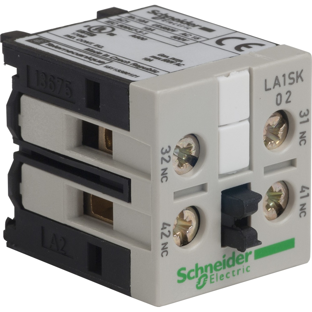Blocco contatti ausiliari - 1NO+1NC - Per TeSys SK