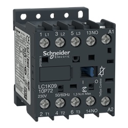 Contattore TeSys LC1K - 3P(3 NO) - AC3 - <= 440 V 9 A - 110 V AC
