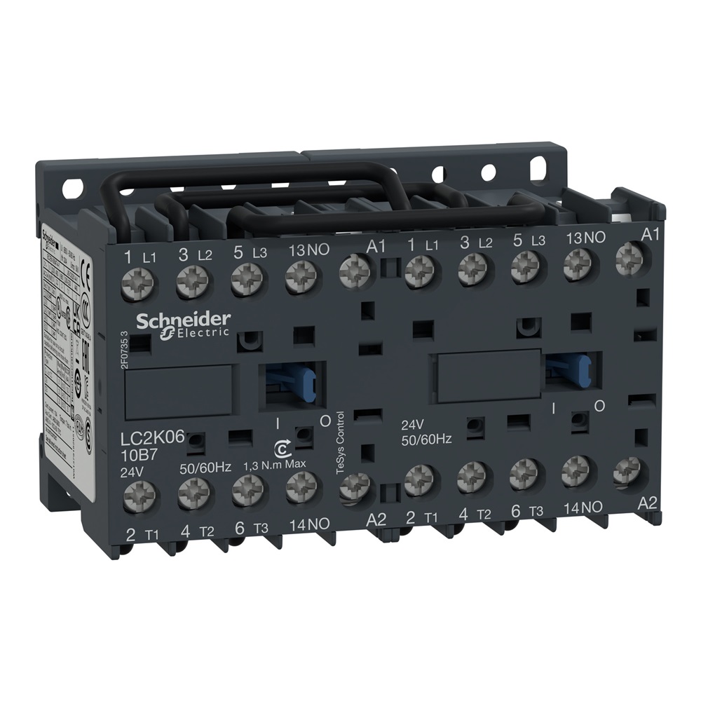 Teleinvertitore TeSys LC2K - 3 poli - AC3 440V 6 A - 48 V CA