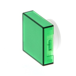 PULSANTE- COPRITASTOQUADRVERDE,LAMP