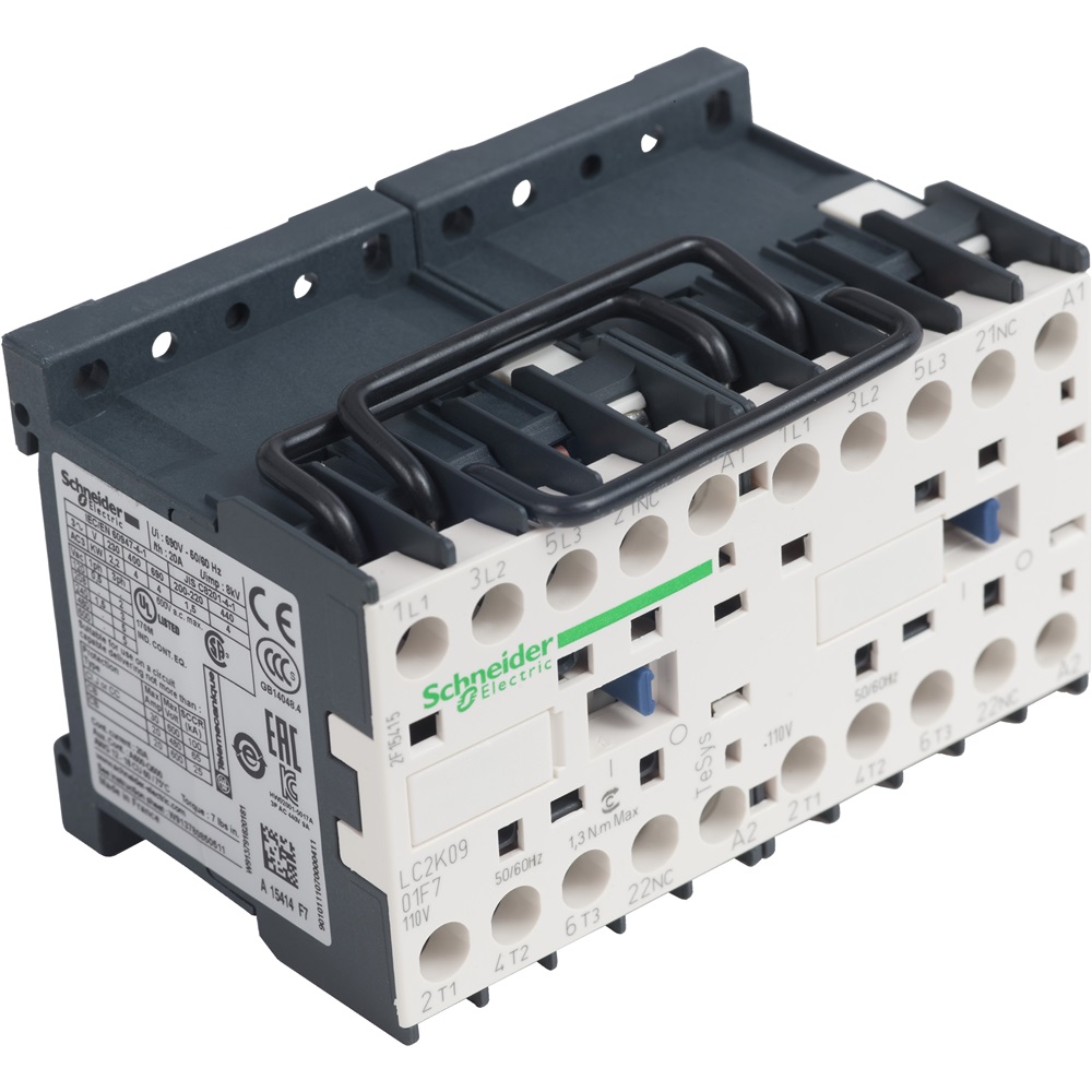 Teleinvertitore TeSys LC2K - 3 poli - AC3 440V 9 A - 110 V CA