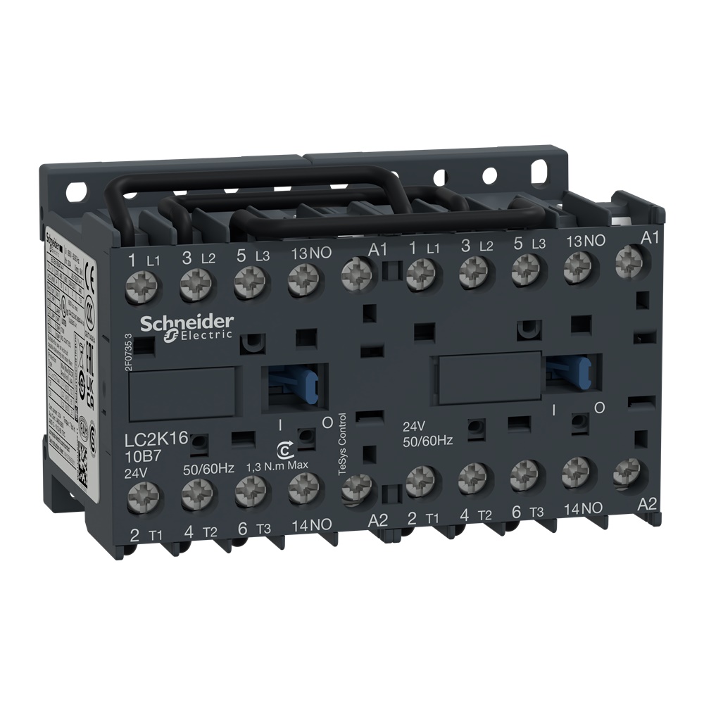 Teleinvertitore TeSys LC2K - 3 poli - AC3 440V 16 A - 24 V CA