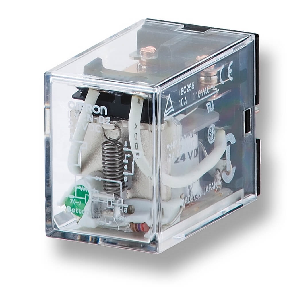 RELE-2SPDT,10A/220VCA,TERMINN,LEDED