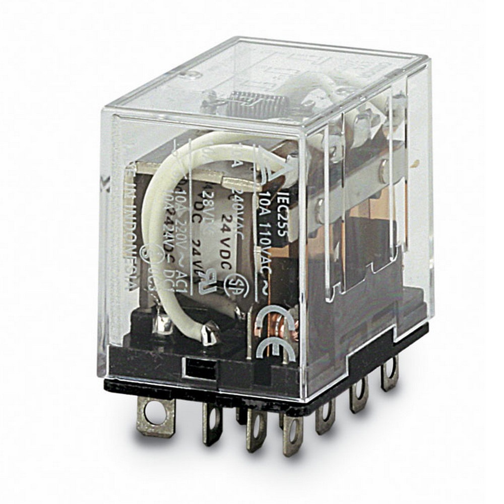 RELE-4SPDT,10A/220VCA,TERMINN,LED,D