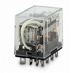 RELE-4SPDT,10A/220VCA,TERMINN,LED,D