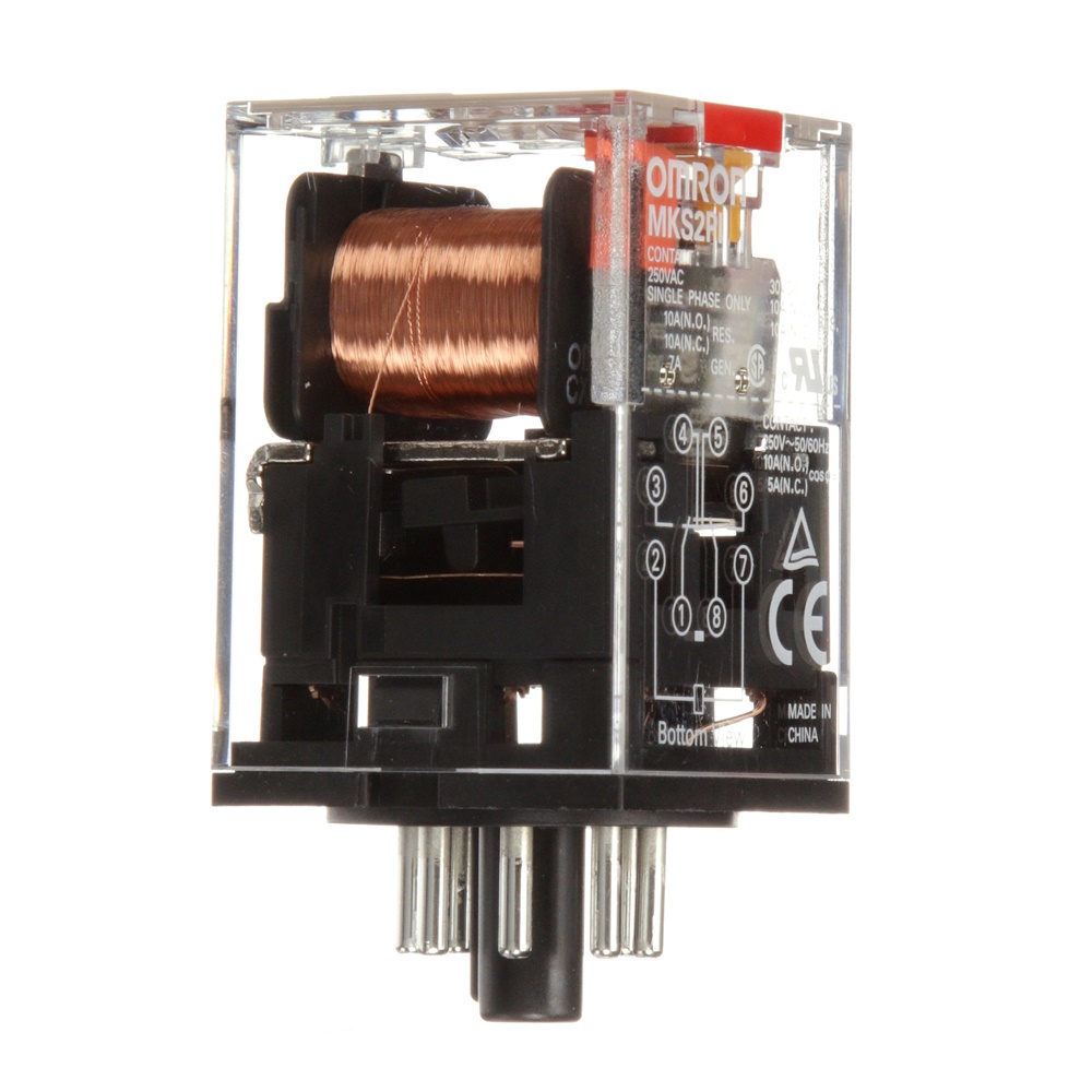 RELE-2SPDT10A/250VOCTAL- MKS2PIAC23