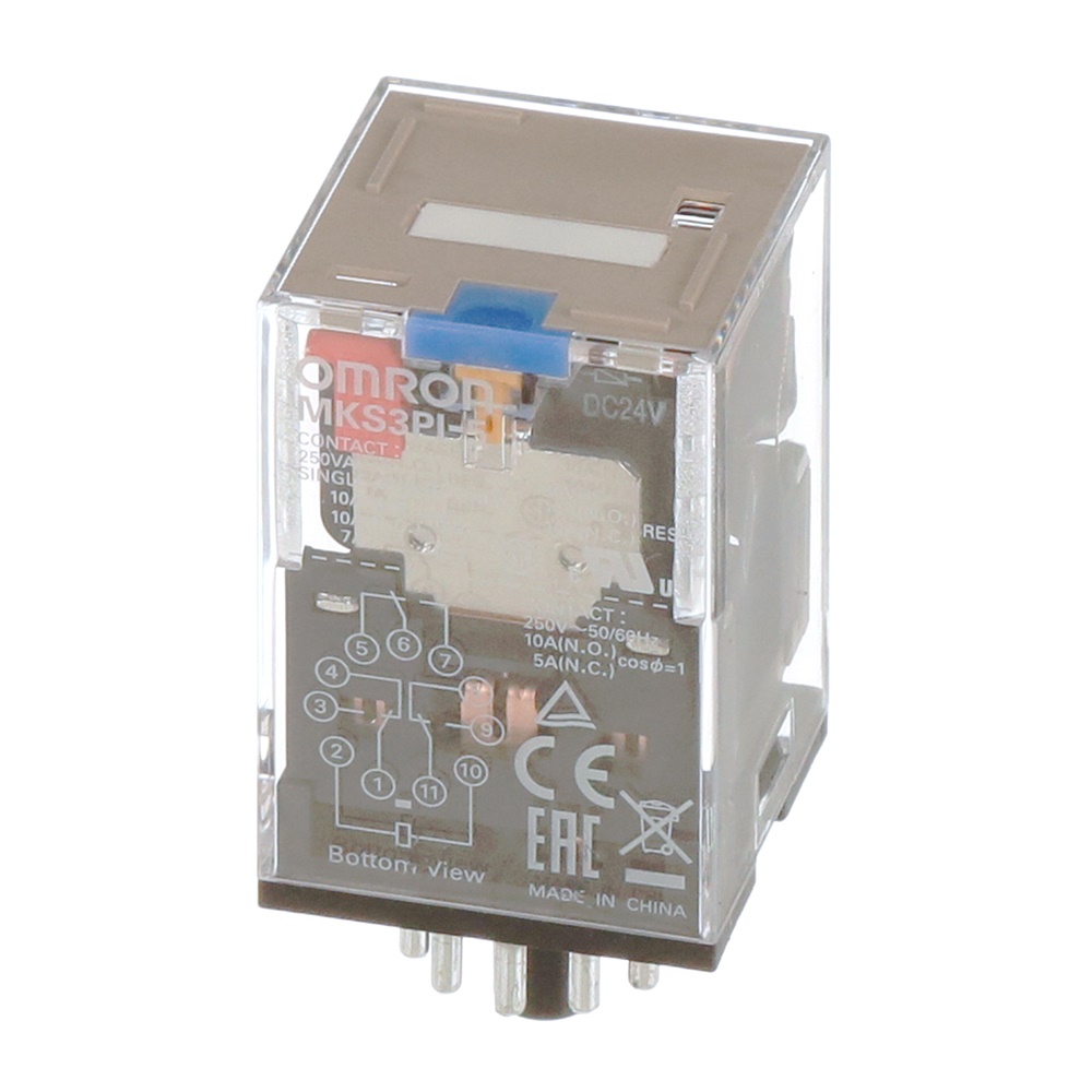 RELE-3SPDT,10A/250V,UNDECALEPULSANT