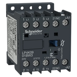 Contattore TeSys LP4K - 3 poli - AC3 440V 9 A - 24 V CC