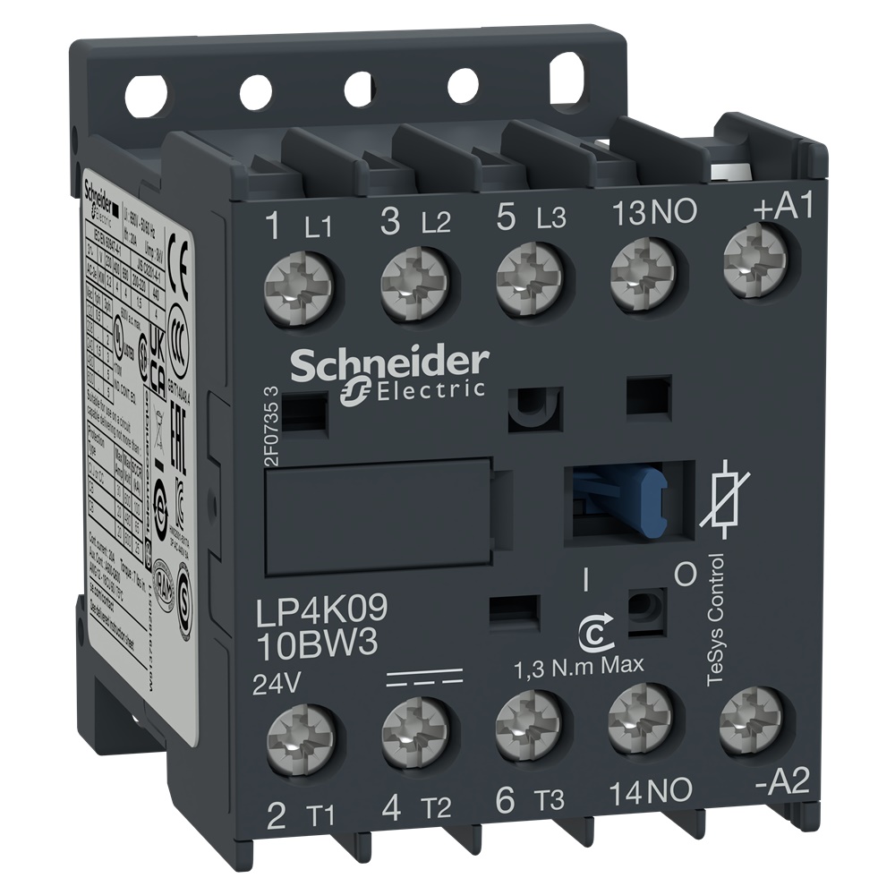 Contattore TeSys LP4K - 3 poli - AC3 440V 9 A - 24 V CC