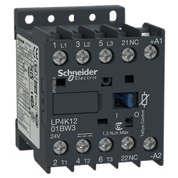 Contattore TeSys LP4K - 3 poli - AC3 440V 12 A - 24 V CC