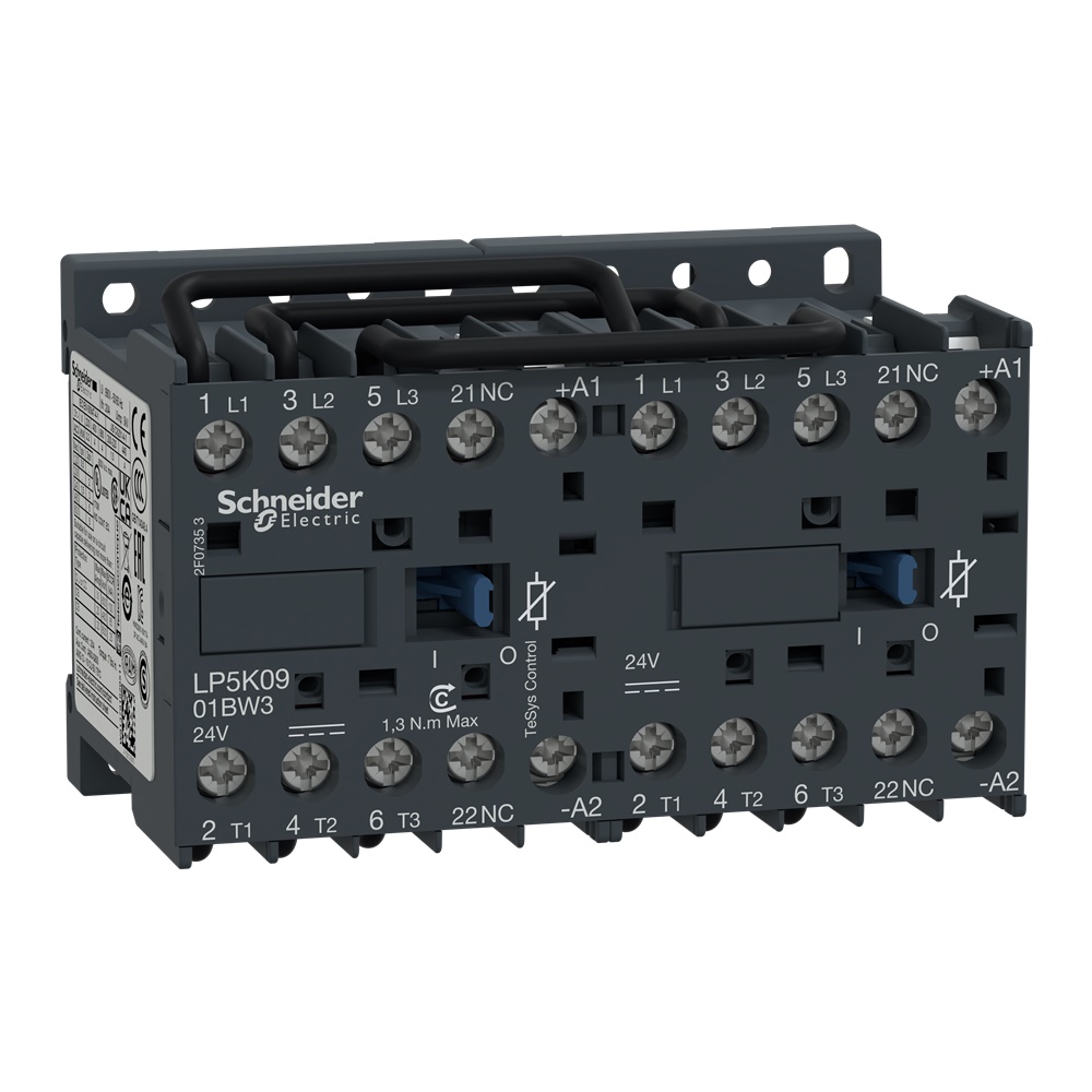 Teleinvertitore TeSys LP5K - 3 poli - AC3 440V 9 A - 24 V DC