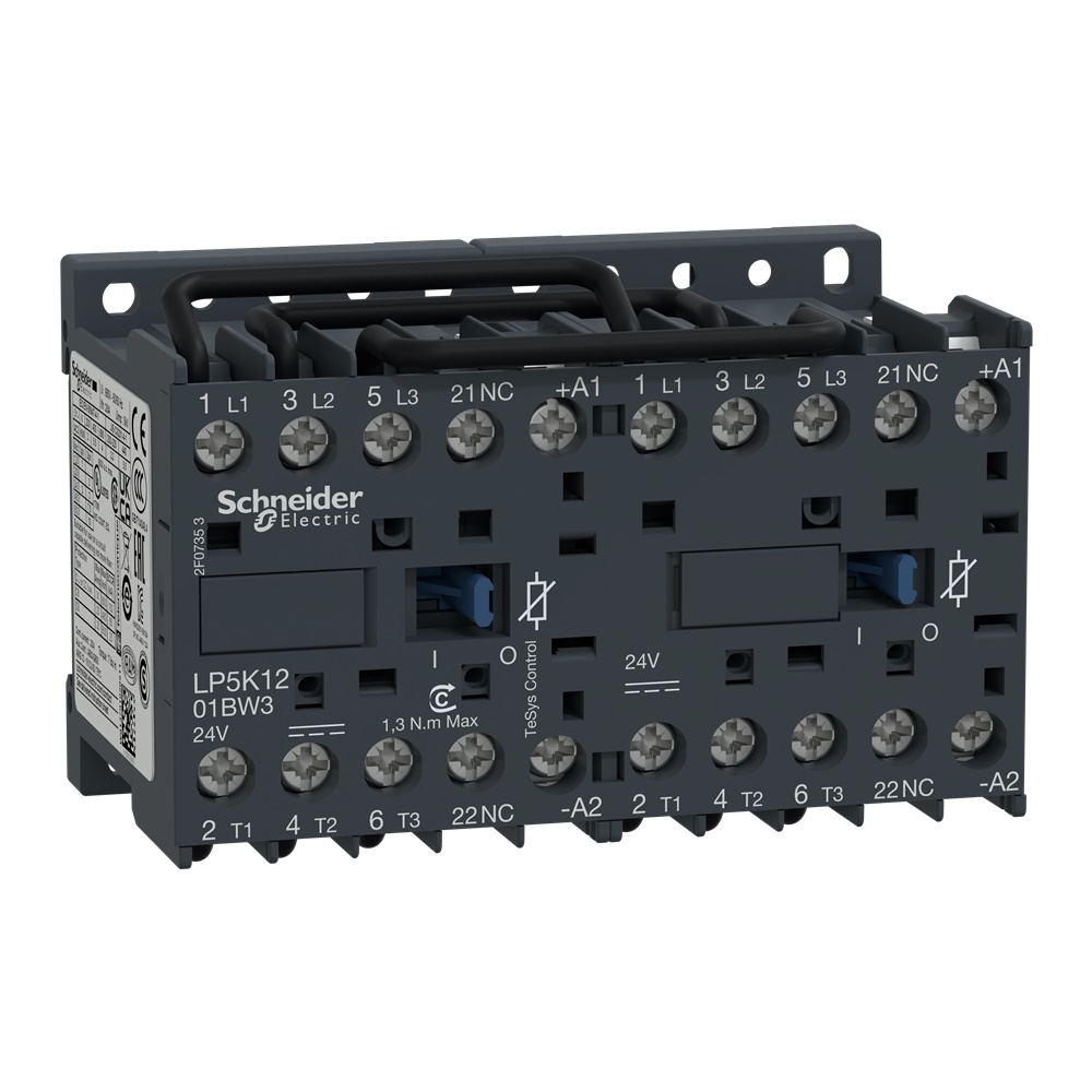 Teleinvertitore TeSys LP5K - 3 poli - AC3 440V 12 A - 24 V CA