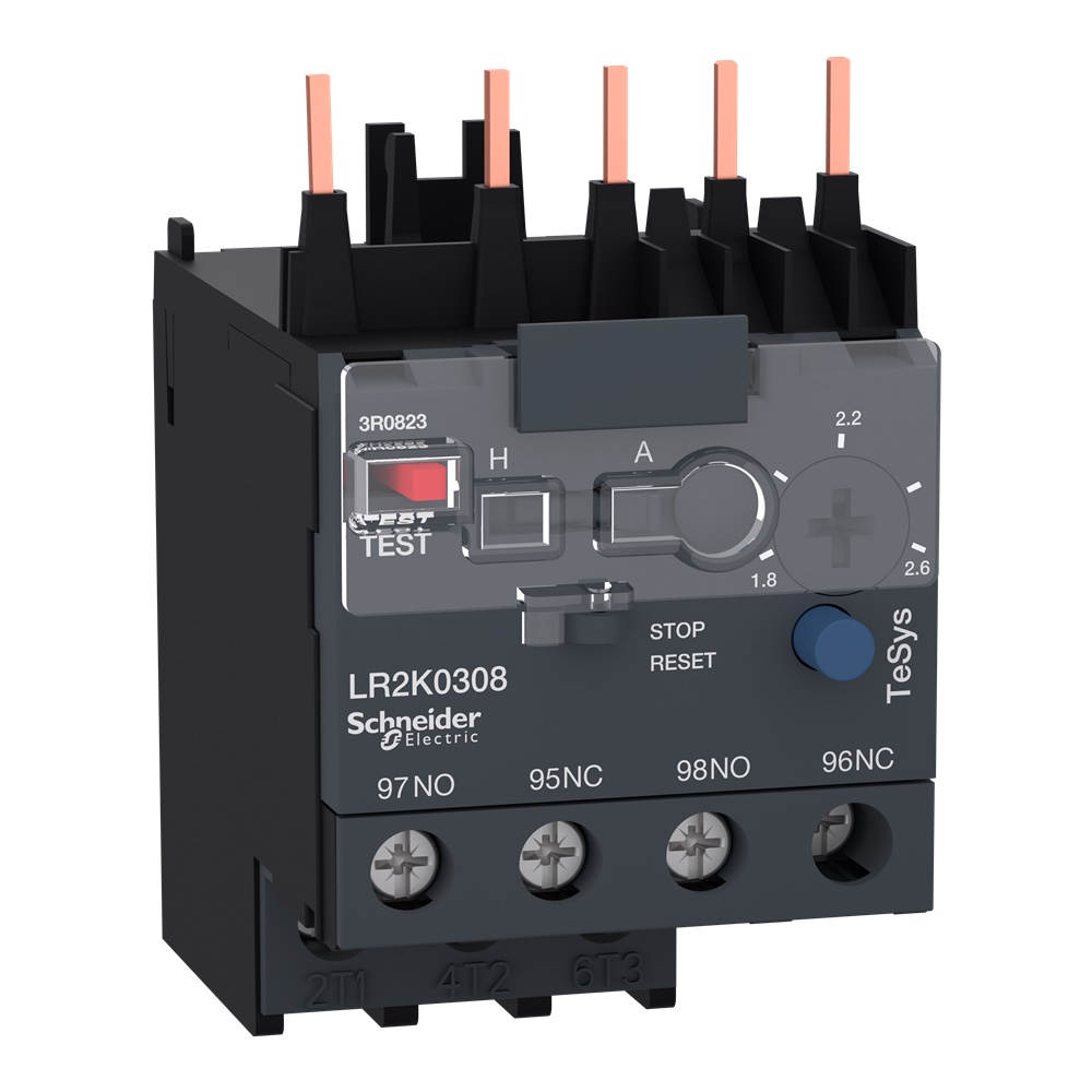 Relè sovraccarico termico per motore - TeSys LR2 K - 1,8..2,6 A - Classe 10A