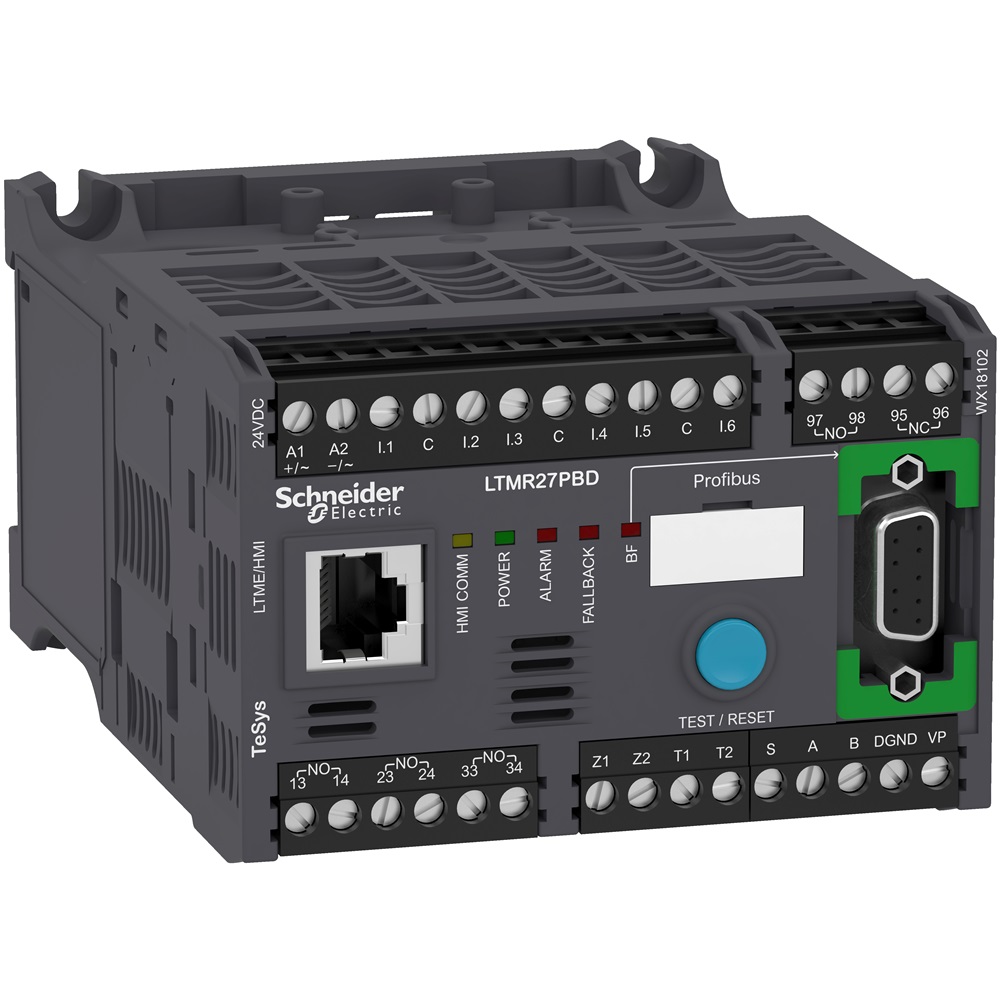 Controllore per motori LTMR TeSys T - 24 Vcc 27 A per Profibus DP