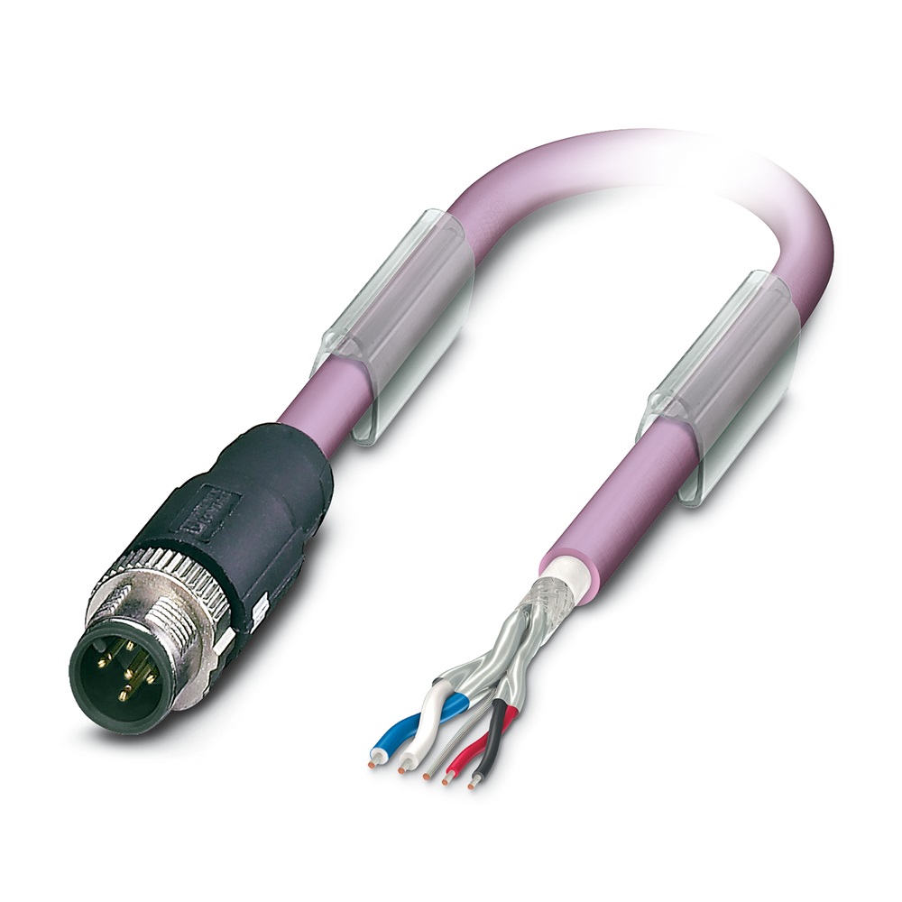 SAC-8P-M12MS/ 0,6-PUR/M12FS