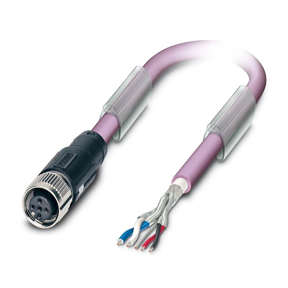 SAC-8P-M12MS/ 0,6-PUR/M12FR